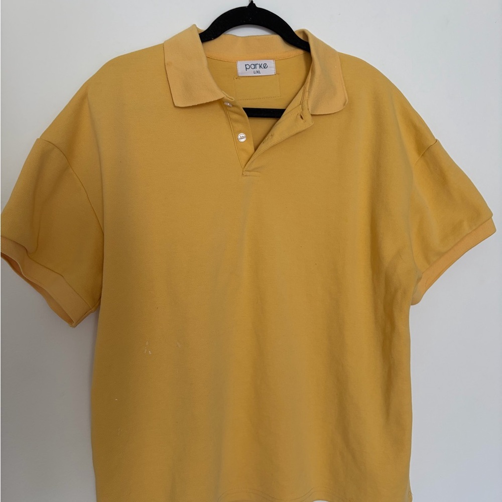 Parke Mustard Yellow Polo Shirt